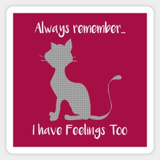 Cat Lovers Quote Love Sticker